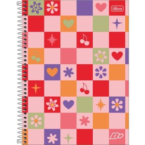 Caderno 10x1 Capa Dura D+ Feminino 200 Folhas-045240-85014