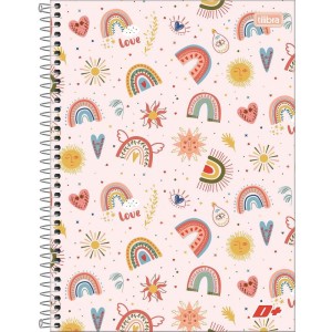 Caderno 10x1 Capa Dura D+ Feminino 200 Folhas-045240-86104