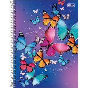 Caderno 10x1 Capa Dura Daisy 160fls.-096311-12869