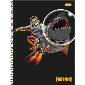 Caderno 10x1 Capa Dura Fortnite 160fls.-098324-79530