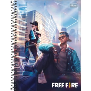 Caderno 10x1 Capa Dura Free Fire 160fls.-086993-32812