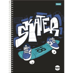 Caderno 10x1 Capa Dura Fuzy 160fls.-098433-92940