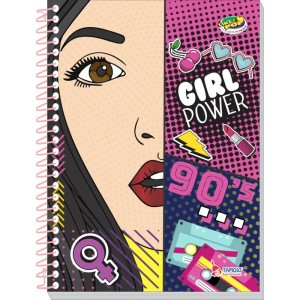 Caderno 10x1 Capa Dura Game Over 160 Folhas-098411-31148