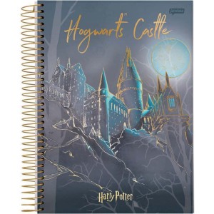 Caderno 10x1 Capa Dura Harry Potter 200fls.