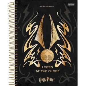Caderno 10x1 Capa Dura Harry Potter 200fls.-066522-97234