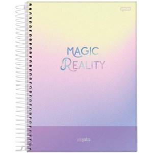 Caderno 10x1 Capa Dura Holografica 160fls.-098186-48702