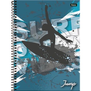 Caderno 10x1 Capa Dura Jump 200 Folhas-022085-91009