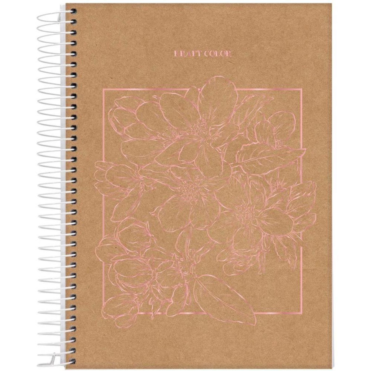 Caderno 10x1 Capa Dura Kraft Color 160fls.-090157-34880