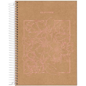 Caderno 10x1 Capa Dura Kraft Color 160fls.-090157-34880