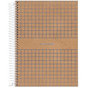 Caderno 10x1 Capa Dura Kraft Color 160fls.-090157-70752