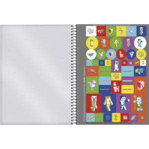 Caderno 10x1 Capa Dura Minecraft 160fls.-096247-21596