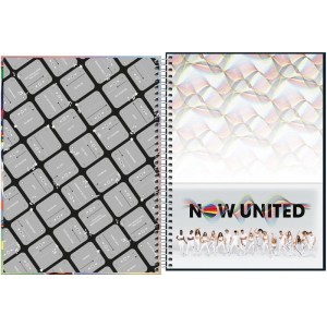 Caderno 10x1 Capa Dura Now United 160fls.-086982-67828