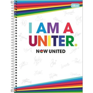 Caderno 10x1 Capa Dura Now United 160fls.-086982-73616