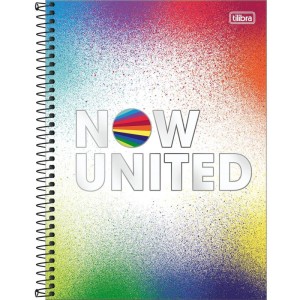 Caderno 10x1 Capa Dura Now United 160fls.-086982-80810