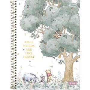 Caderno 10x1 Capa Dura Pooh Connect 160fls.-081233-12631