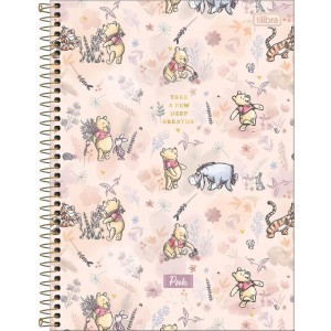 Caderno 10x1 Capa Dura Pooh Connect 160fls.-081233-17250