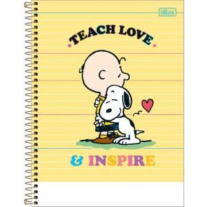 Caderno 10x1 Capa Dura Snoopy Connect 160fls.-081240-40257