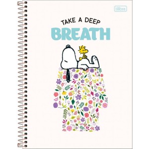 Caderno 10x1 Capa Dura Snoopy Connect 160fls.-081240-75461