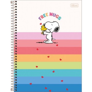 Caderno 10x1 Capa Dura Snoopy Connect 160fls.-081240-75913