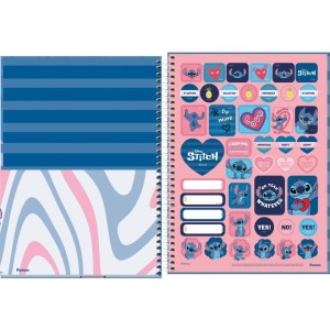 Caderno 10x1 Capa Dura Stitch 160fls.-103491-64087