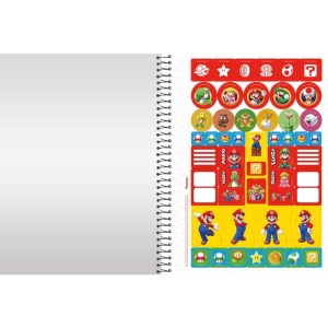 Caderno 10x1 Capa Dura Super Mario Bros 160fls.-098361-11450