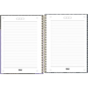 Caderno 10x1 Capa Dura Wandinha 160fls.-103494-80898