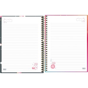 Caderno 10x1 Cp.dura Colegial Minnie 160fls.-066212-38198