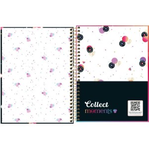 Caderno 10x1 Cp.dura Colegial Minnie 160fls.-066212-95210