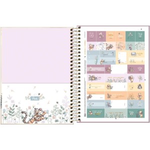 Caderno 10x1 Cp.dura Colegial Pooh Connect 160fls.-098255-38959