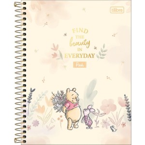 Caderno 10x1 Cp.dura Colegial Pooh Connect 160fls.-098255-64412