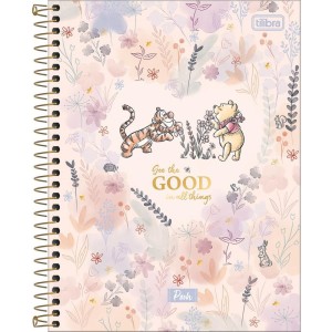 Caderno 10x1 Cp.dura Colegial Pooh Connect 160fls.-098255-75052