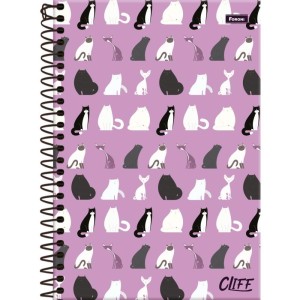 Caderno 12x1 Capa Dura Cliff Feminino 192fls.-018356-78833