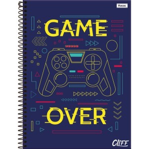 Caderno 15x1 Capa Dura Cliff Masculino 240fls.-018847-59828