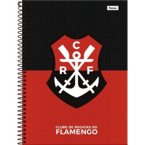 Caderno 15x1 Capa Dura Flamengo 240fls.-098322-11420