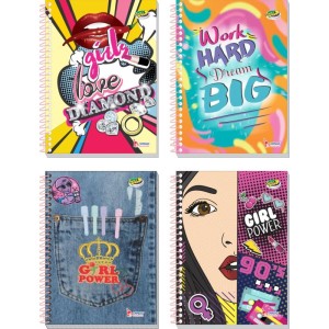 Caderno 15x1 Capa Dura Like Pop 240 Folhas-098407-21052