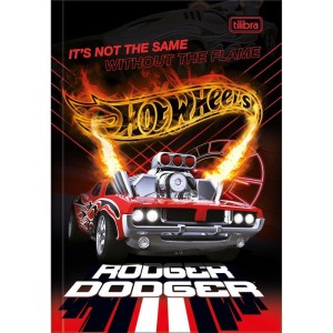 Caderno Brochura 1/4 Capa Dura Hot Wheels 80fls.-098265-82003