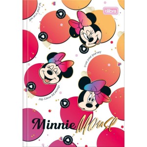 Caderno Brochura 1/4 Capa Dura Minnie 80fls.-081223-28751