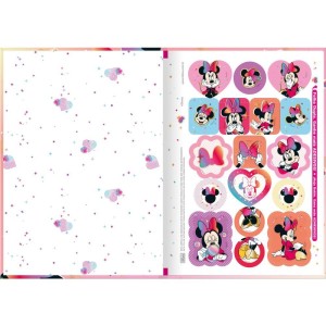 Caderno Brochura 1/4 Capa Dura Minnie 80fls.-081223-78058