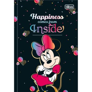 Caderno Brochura 1/4 Capa Dura Minnie 80fls.-081223-96395