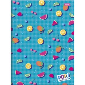 Caderno Brochura 1/4 Capa Dura Pop Collection 96fls.-098429-68811