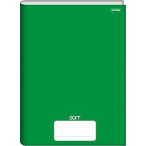 Caderno Brochura 1/4 Capa Dura Stiff 48 Folhas Verde-001147-20985