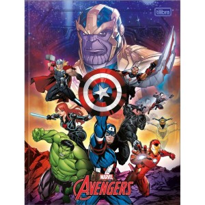 Caderno Brochurao Capa Dura Avengers 80fls.-081252-13369