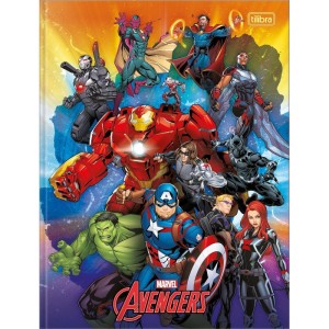 Caderno Brochurao Capa Dura Avengers 80fls.-081252-43125