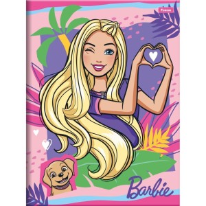 Caderno Brochurao Capa Dura Barbie 80fls.-087141-22765