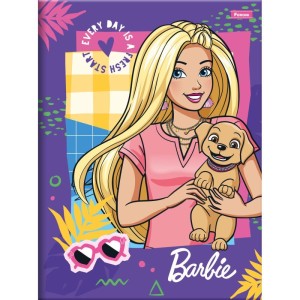 Caderno Brochurao Capa Dura Barbie 80fls.-087141-66056