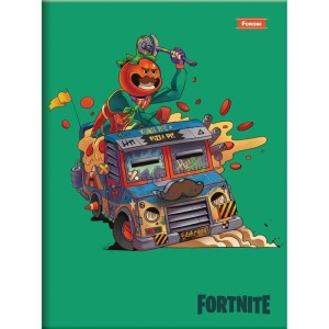 Caderno Brochurao Capa Dura Fortnite 80fls.-098326-84824