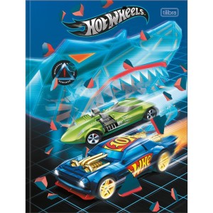 Caderno Brochurao Capa Dura Hot Wheels 80fls.-081265-70610