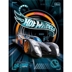 Caderno Brochurao Capa Dura Hot Wheels 80fls.-081265-73988