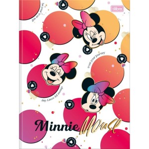 Caderno Brochurao Capa Dura Minnie 80fls.-081222-24555