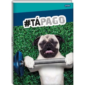 Caderno Brochurao Capa Dura Pets Love 80fls.-087114-76214